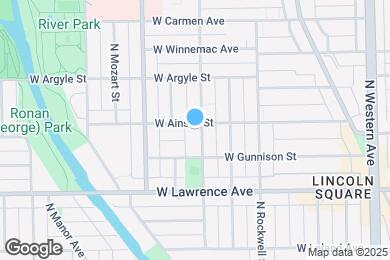 Map image of the property - 4866 N Washtenaw Ave