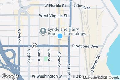 Map image of the property - 714 S 2nd St