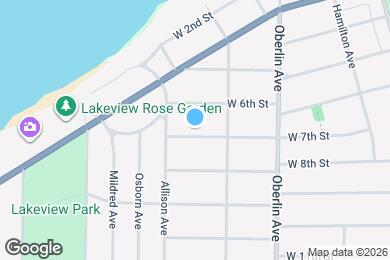 Map image of the property - 1328 W 7th St
