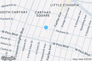 Map image of the property - 1211 S Hayworth Ave