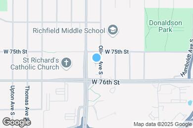 Map image of the property - 7520 Oliver Ave S