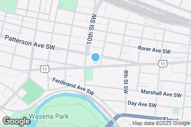 Map image of the property - 911 Campbell Ave SW