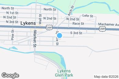 Map image of the property - 609 Spruce St