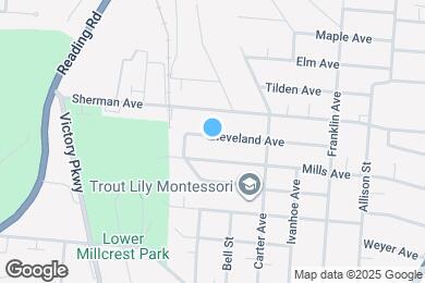 Map image of the property - 1721 Cleveland Ave