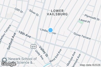 Map image of the property - 96 Lindsley Ave