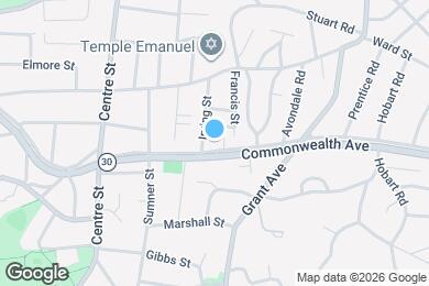 Map image of the property - 539 Commonwealth Ave