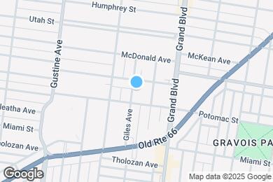 Map image of the property - 3460 Giles Ave