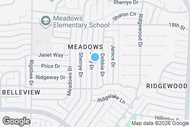 Map image of the property - 1600 Judy Dr