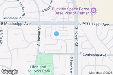 Map image of the property - 1192 S Zeno Way