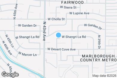 Map image of the property - 4149 W Shangri La Rd