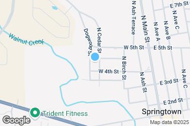 Map image of the property - 409 N Cedar St