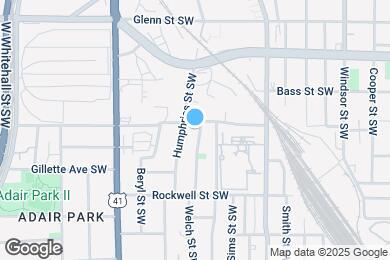 Map image of the property - 761 Welch St SW