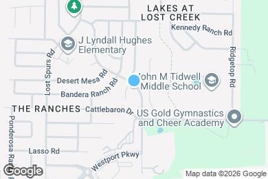 Map image of the property - 13723 High Mesa Rd