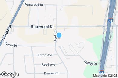 Map image of the property - The Briars Apartments