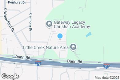 Map image of the property - 1531 Springlet Ct
