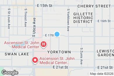 Map image of the property - 1736 S Xanthus Ave
