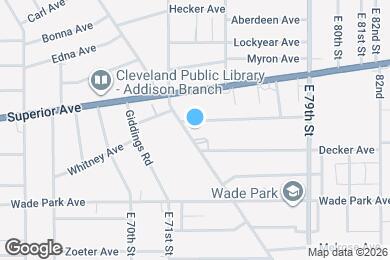 Map image of the property - 1345 Addison Rd
