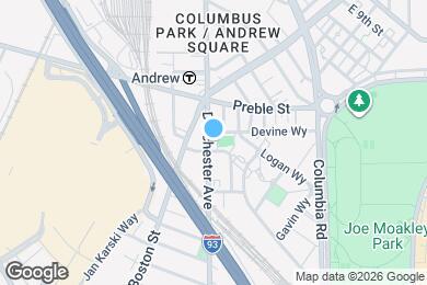 Map image of the property - 632 Dorchester Ave