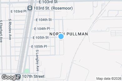 Map image of the property - 10508 S Maryland Ave