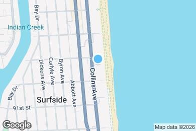 Map image of the property - 9273 Collins Ave
