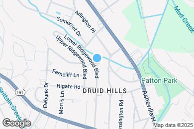 Map image of the property - 1820 Lower Ridgewood Blvd