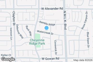 Map image of the property - 1718 Watercreek Dr