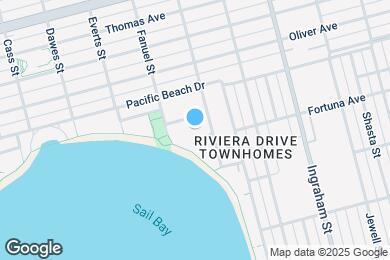 Map image of the property - 1335 La Palma St