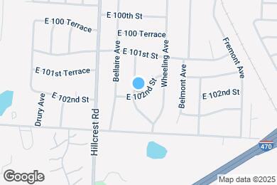 Map image of the property - 6000 E 102nd St