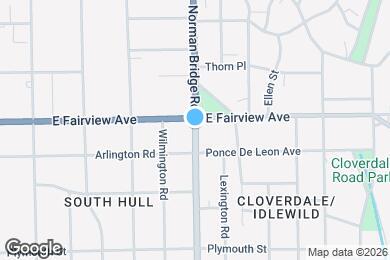Map image of the property - 440 E Fairview Ave