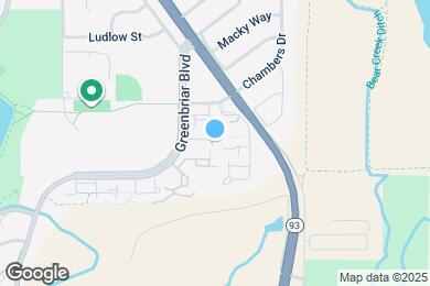 Map image of the property - 1538 Chambers Dr