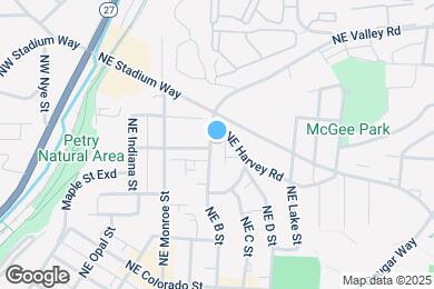 Map image of the property - 1068 NE B St