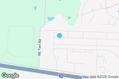 Map image of the property - 1609 NW High View Dr