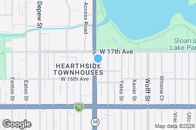 Map image of the property - 1650 Sheridan Blvd