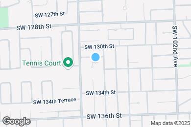 Map image of the property - 13105 SW 106th Ave