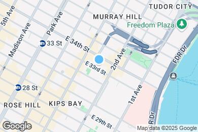 Map image of the property - 231 E 33rd St