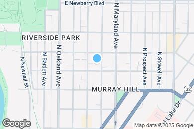 Map image of the property - 2567 N Frederick Ave