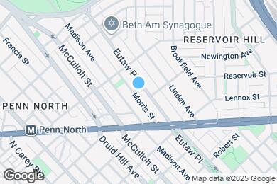 Map image of the property - 2314 Eutaw Pl