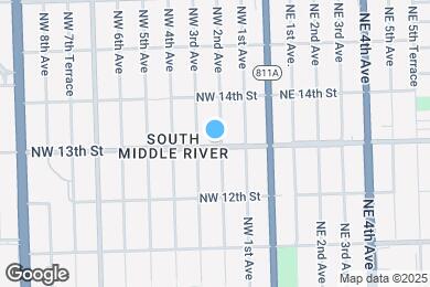 Map image of the property - 205 NW 13th St