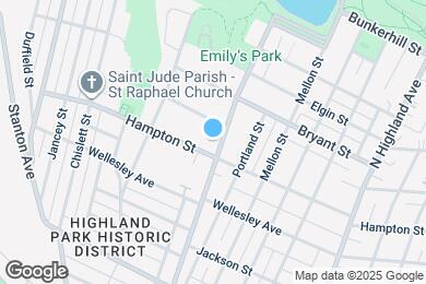Map image of the property - 1115 N Negley Ave