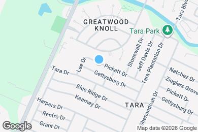Map image of the property - 6734 Pickett Dr