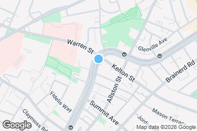 Map image of the property - 1444 Commonwealth Avenue