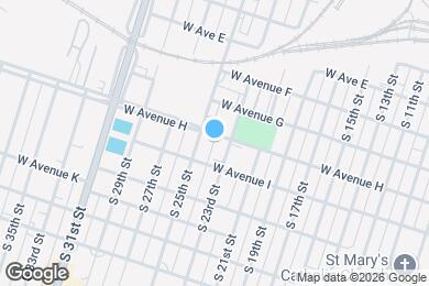 Map image of the property - 806 S 23rd St