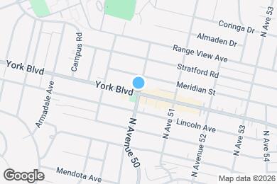 Map image of the property - 1317 N Avenue 50