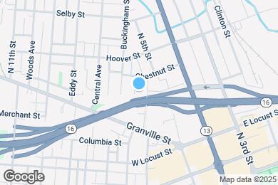 Map image of the property - 55 Pearl St