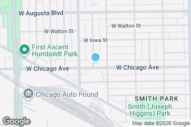 Map image of the property - 2724 W Chicago Ave