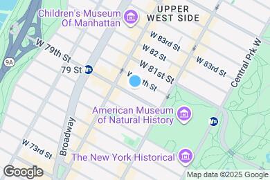Map image of the property - WEST 79 STREET