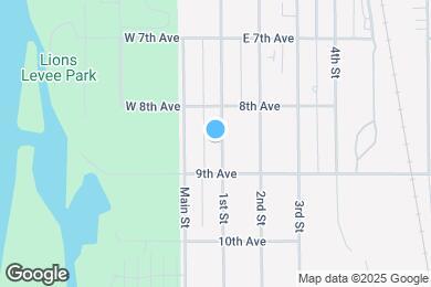 Map image of the property - 833 1st St