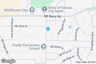 Map image of the property - 8243 N Troost Ave