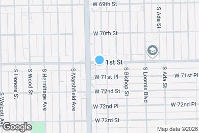 Map image of the property - 1539 W 71st St
