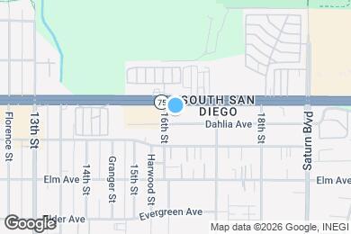 Map image of the property - 1610-12 Dahlia Ave